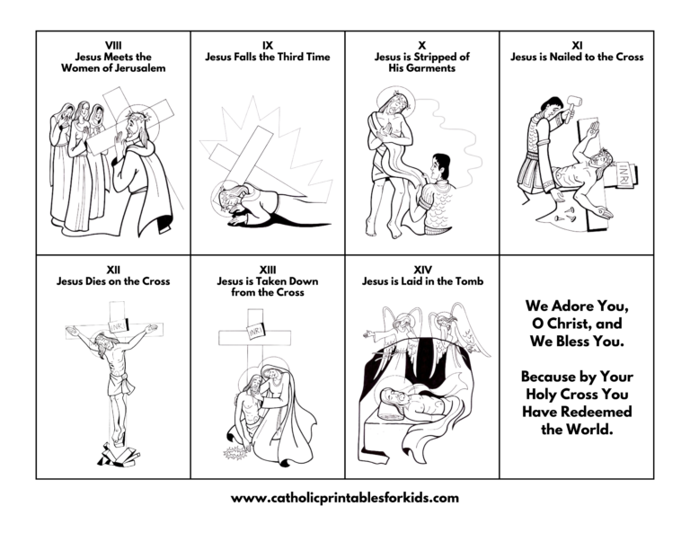 Stations of the Cross for Kids — Free Printable – Catholic Printables ...